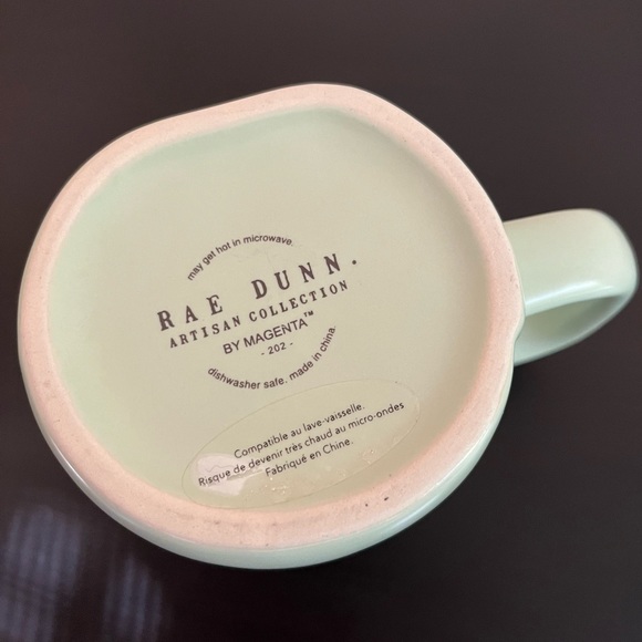 Rae Dunn “Mom To Be” Mint Green Coffee Tea Mug - Picture 7 of 9